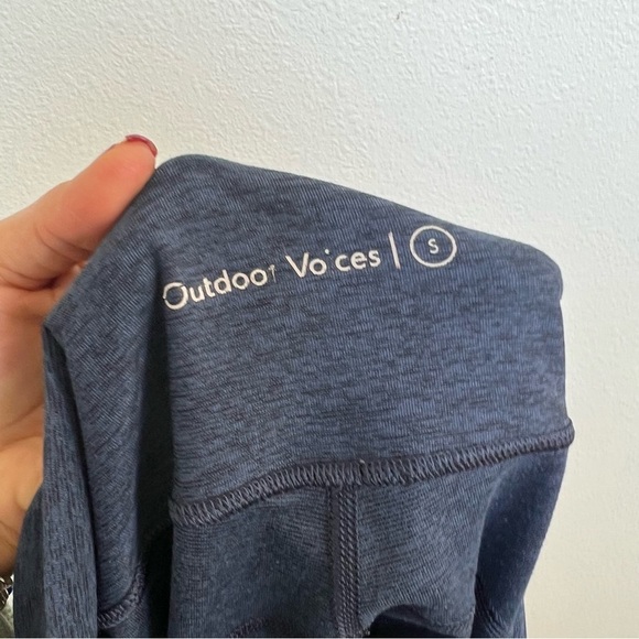 Outdoor Voices- Spacedye Blue Leggings Size Small - Picture 3 of 6